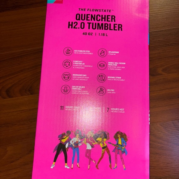 Limited Edition Stanley 1913 Barbie x ’80s ROCKSTAR Tumbler 40oz - Picture 6 of 6